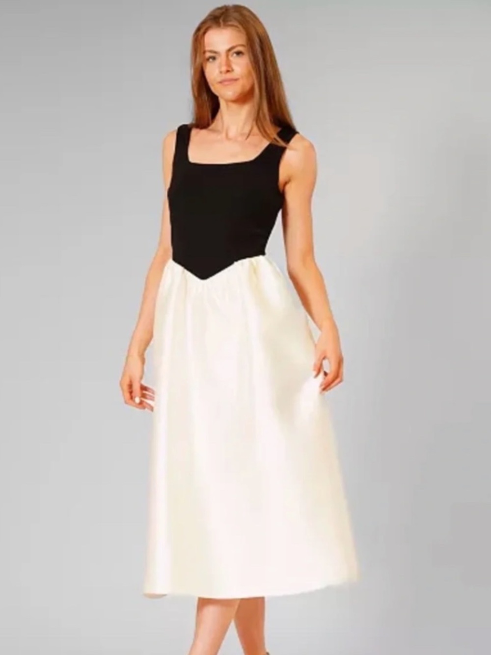 JULIA JORDAN Mikado Cocktail Dress Midi